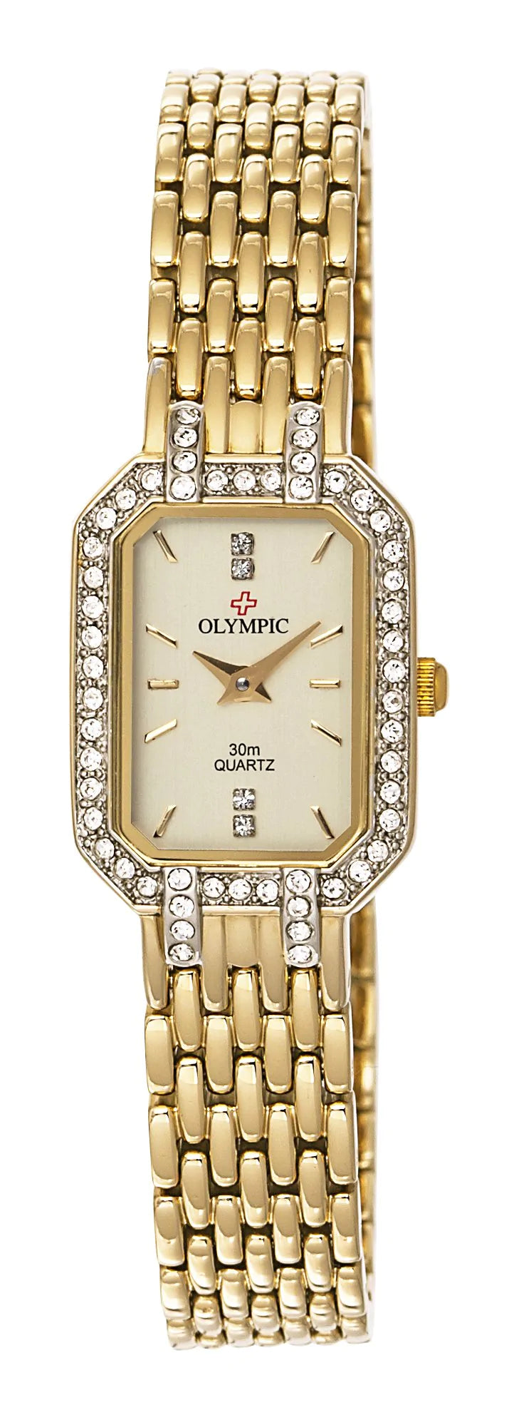 Ladies gold dress online watch