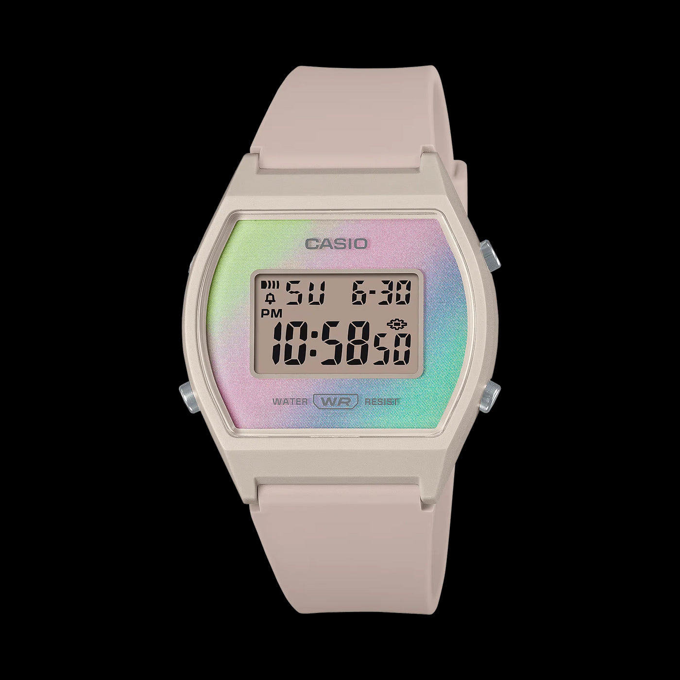 Casio Pastel Beige Graduated Pop Series Digital Watch
