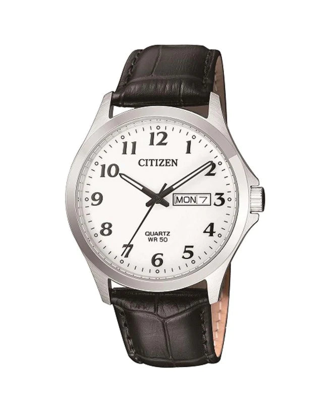 Citizen Eco Drive Gents Basic White Dial Quartz Watch Heritage Jewellers