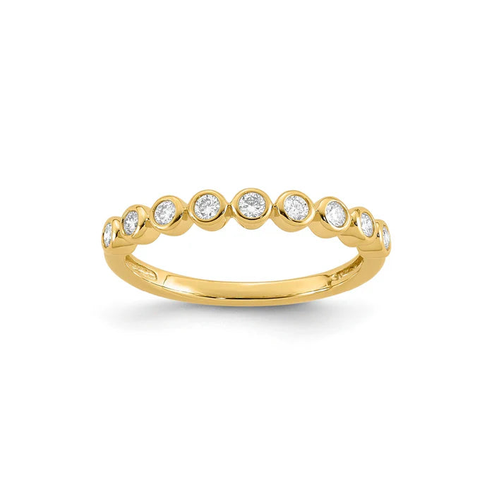 9K Yellow Gold Lab Grown Diamond Ring