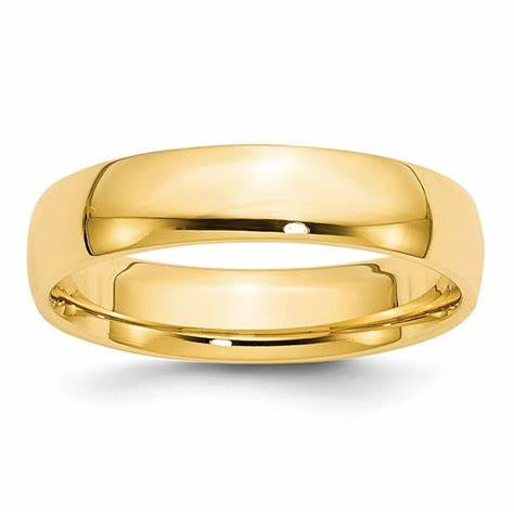 9ct Yellow Gold Gent's Wedding Band