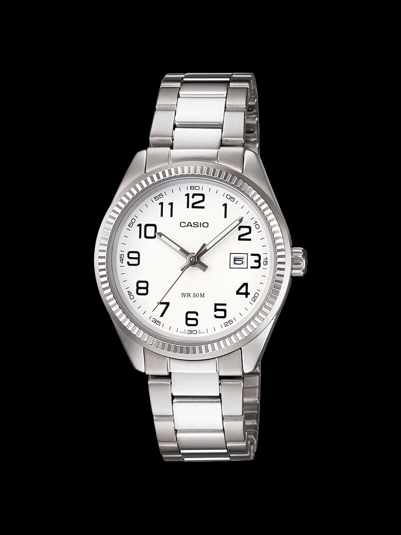 Ladies Silver Analogue Watch