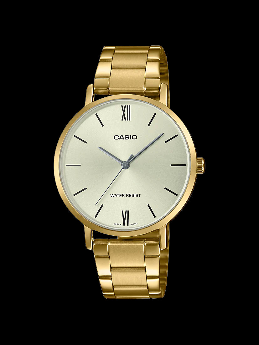 Ladies Gold Casio Dress Watch