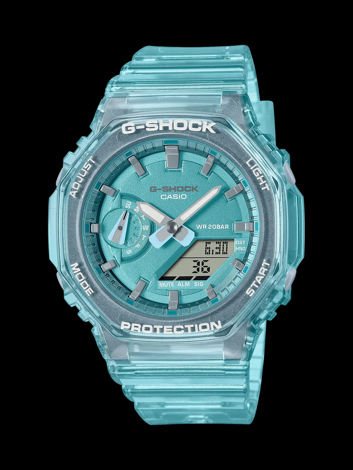 aqua blue g shock