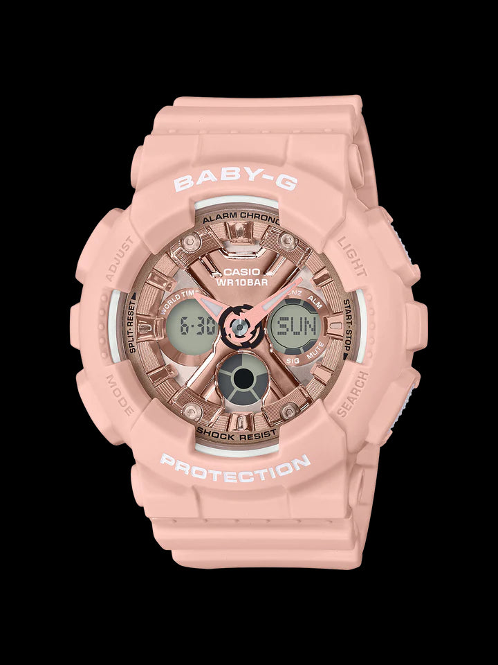 Pink & Rose Gold Baby-G Watch