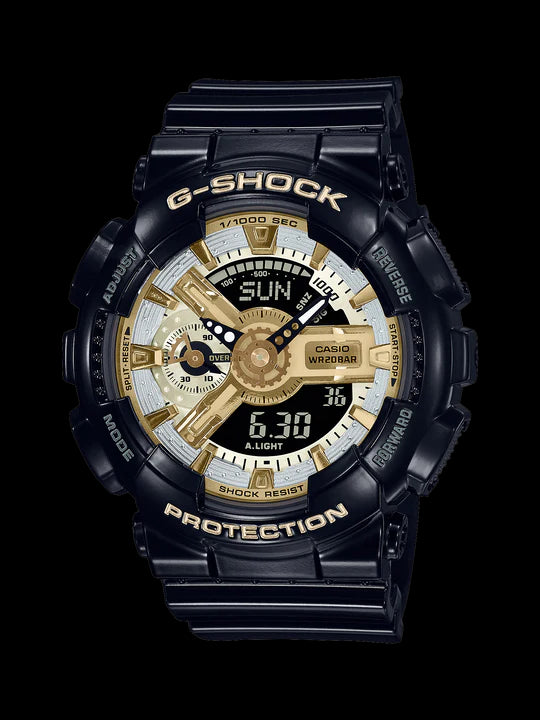 Ladies Black & Gold G-Shock Watch