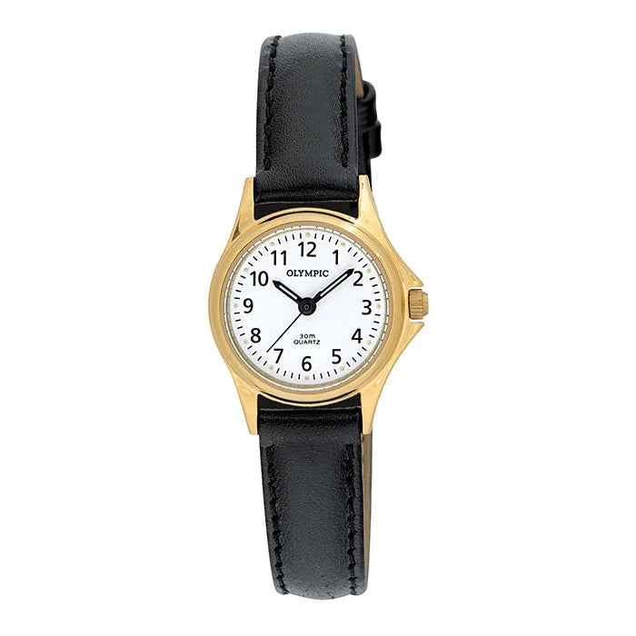 Ladies Classic Watch with Leather Strap