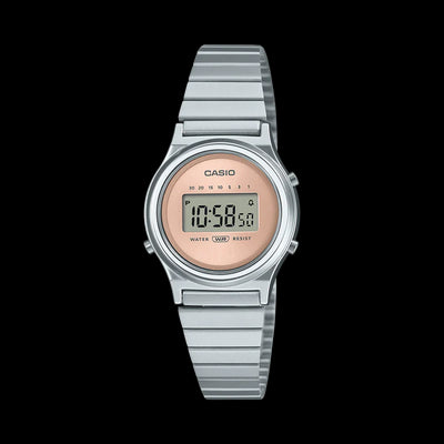 Casio Tranquil Urban Pink & Silver Digital Watch