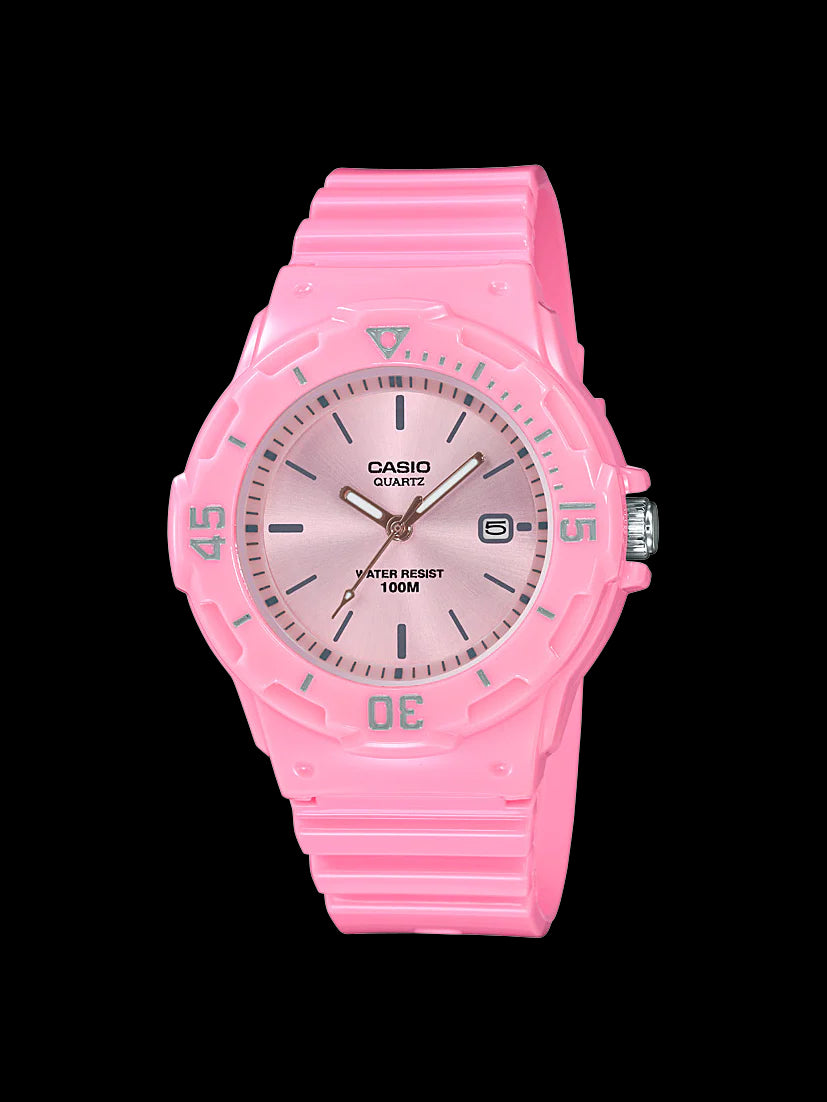 Casio Pink Sports Style Analogue Watch