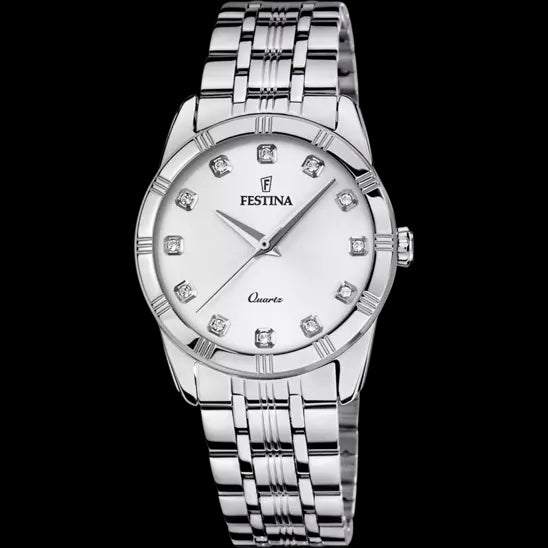 Festina Silver Mademoiselle Watch with Crystal Set Dial