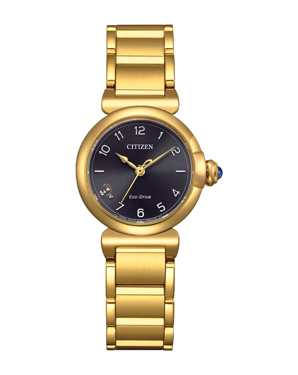 Ladies Gold May Bells Mini Eco-Drive Dress Watch