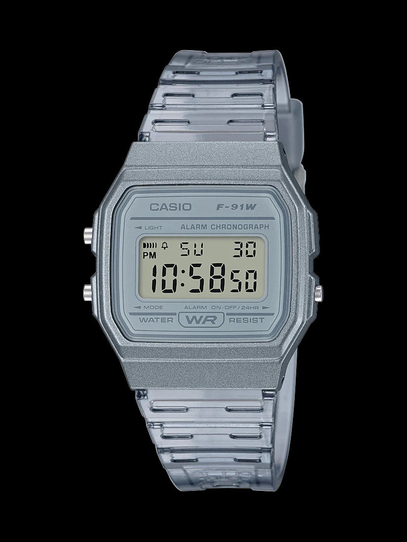 Casio Translucent Grey Digital Watch
