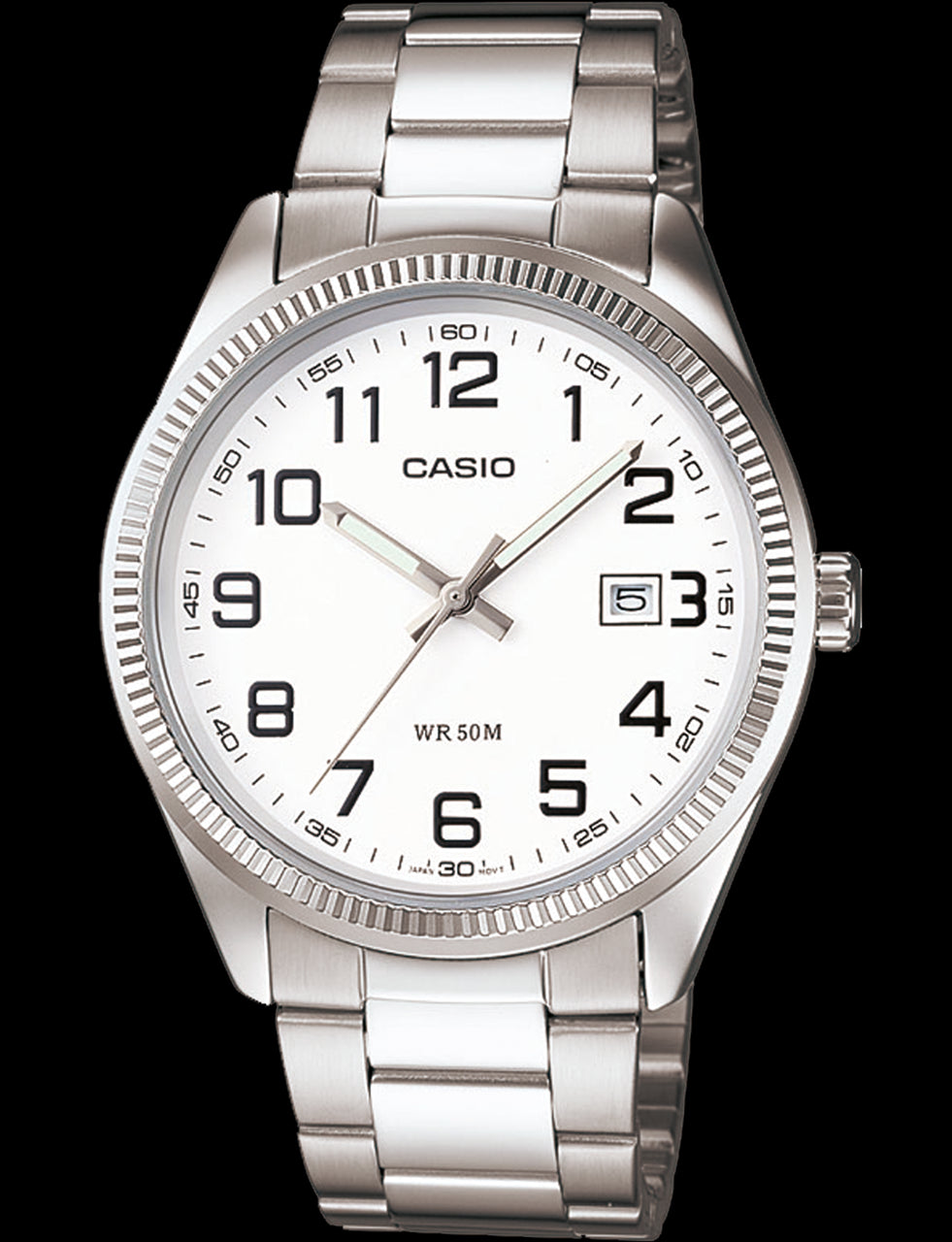 Gents Silver 12 Figure Watch