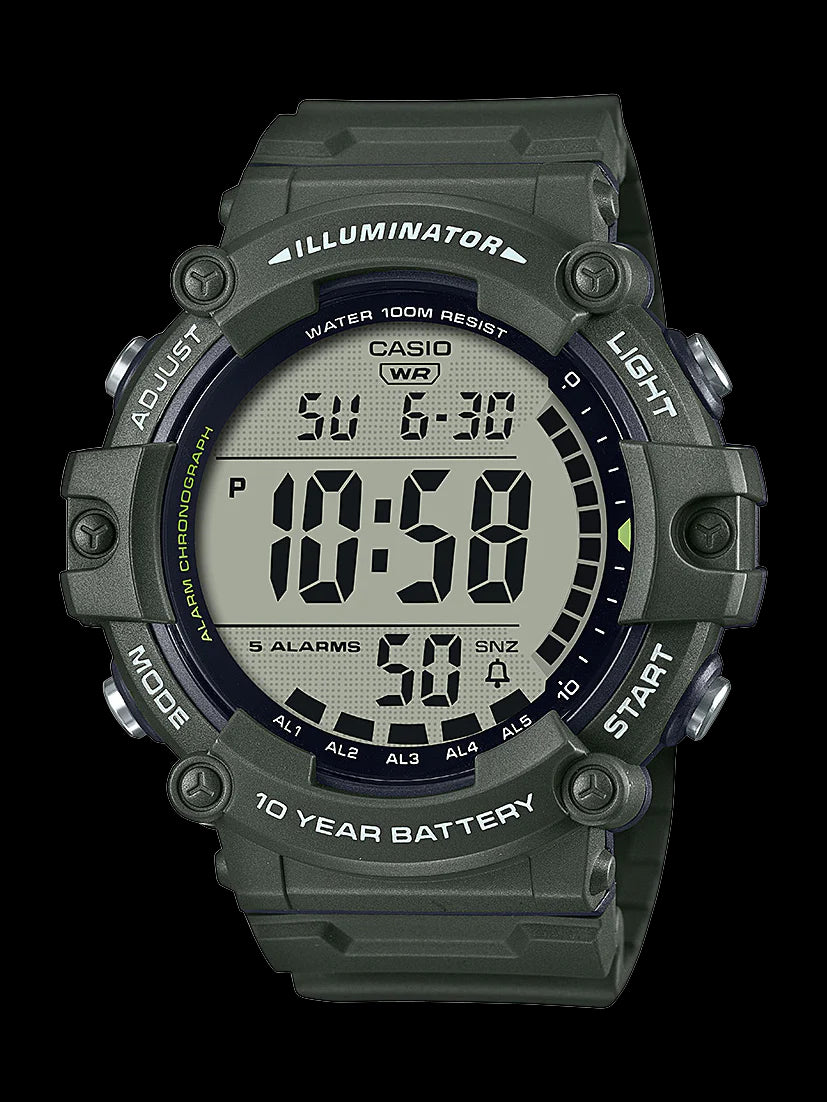 Casio Digital Watch with Extra Long Strap