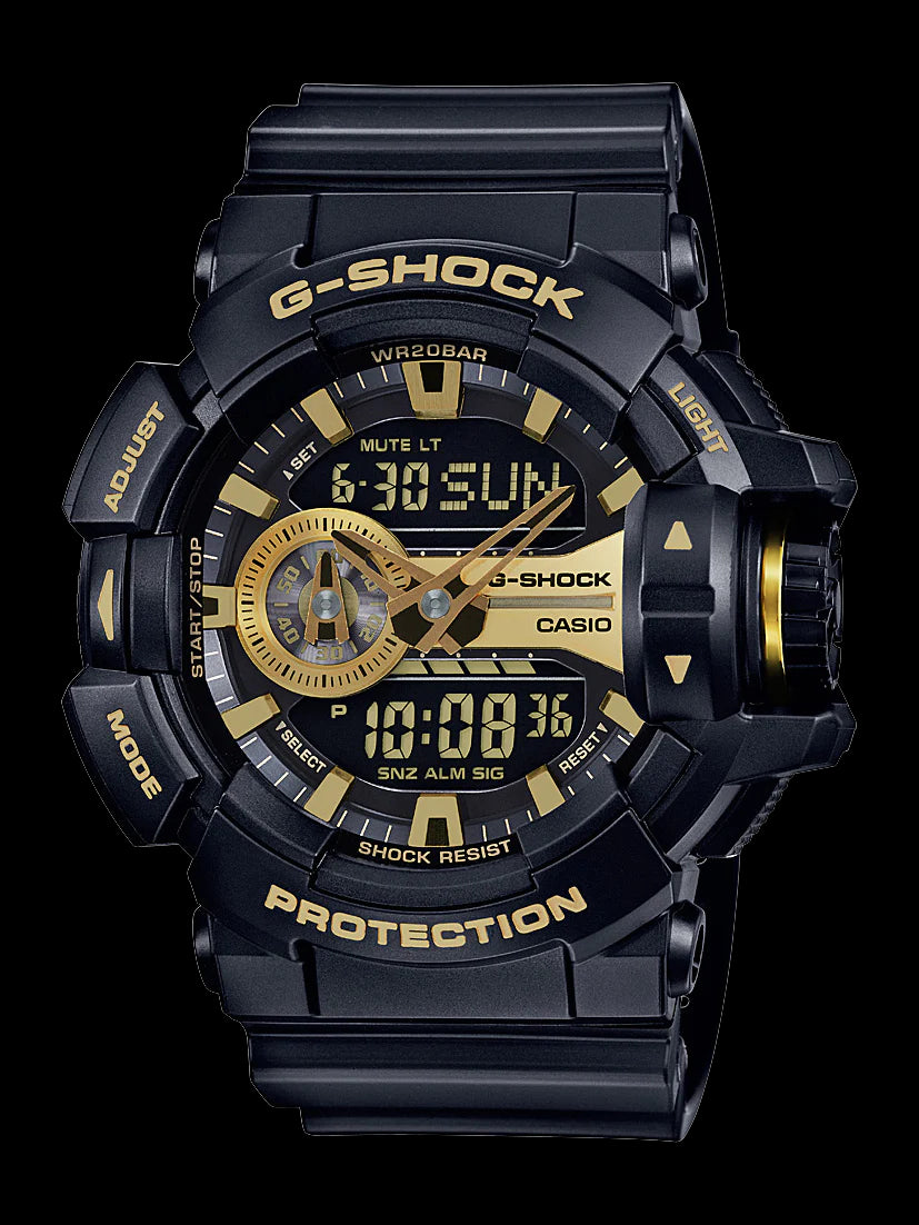 Black & Gold Casio G-Shock Watch