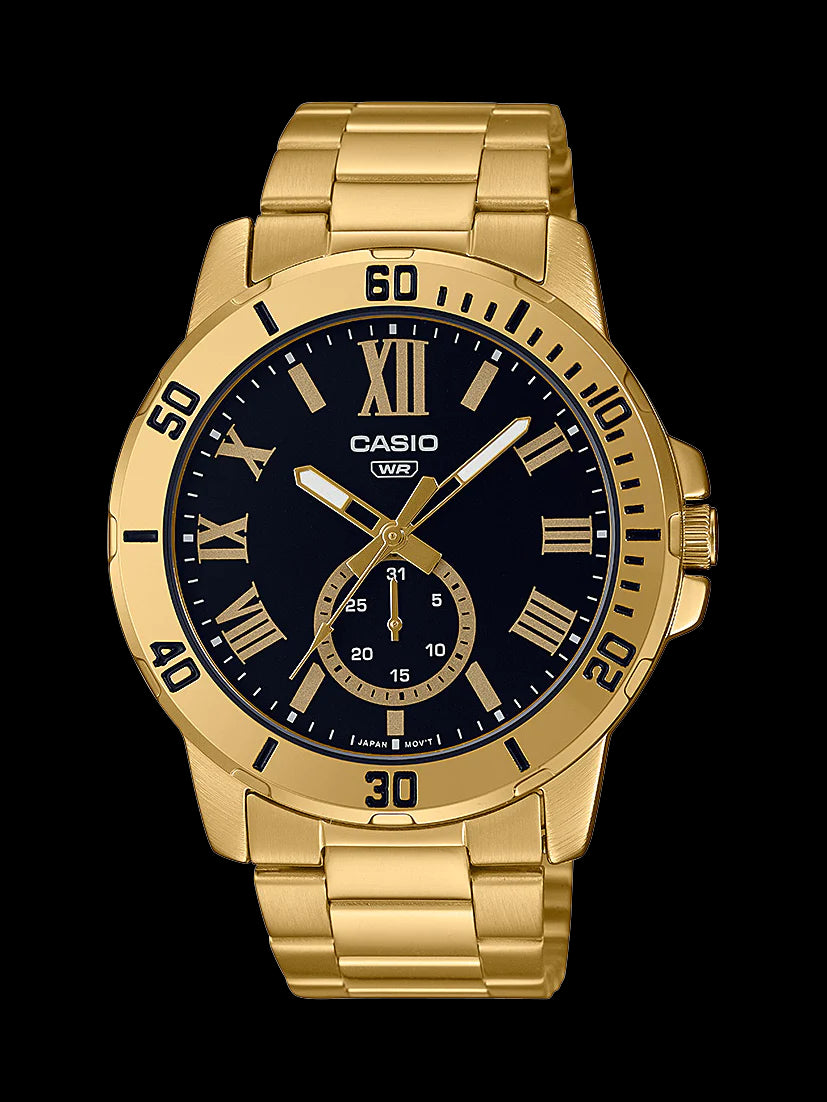 Casio Roman Numerals Gold Watch