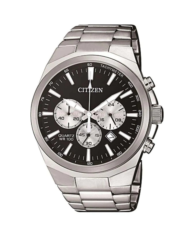 Gents Chronograph Watch with Black Dial