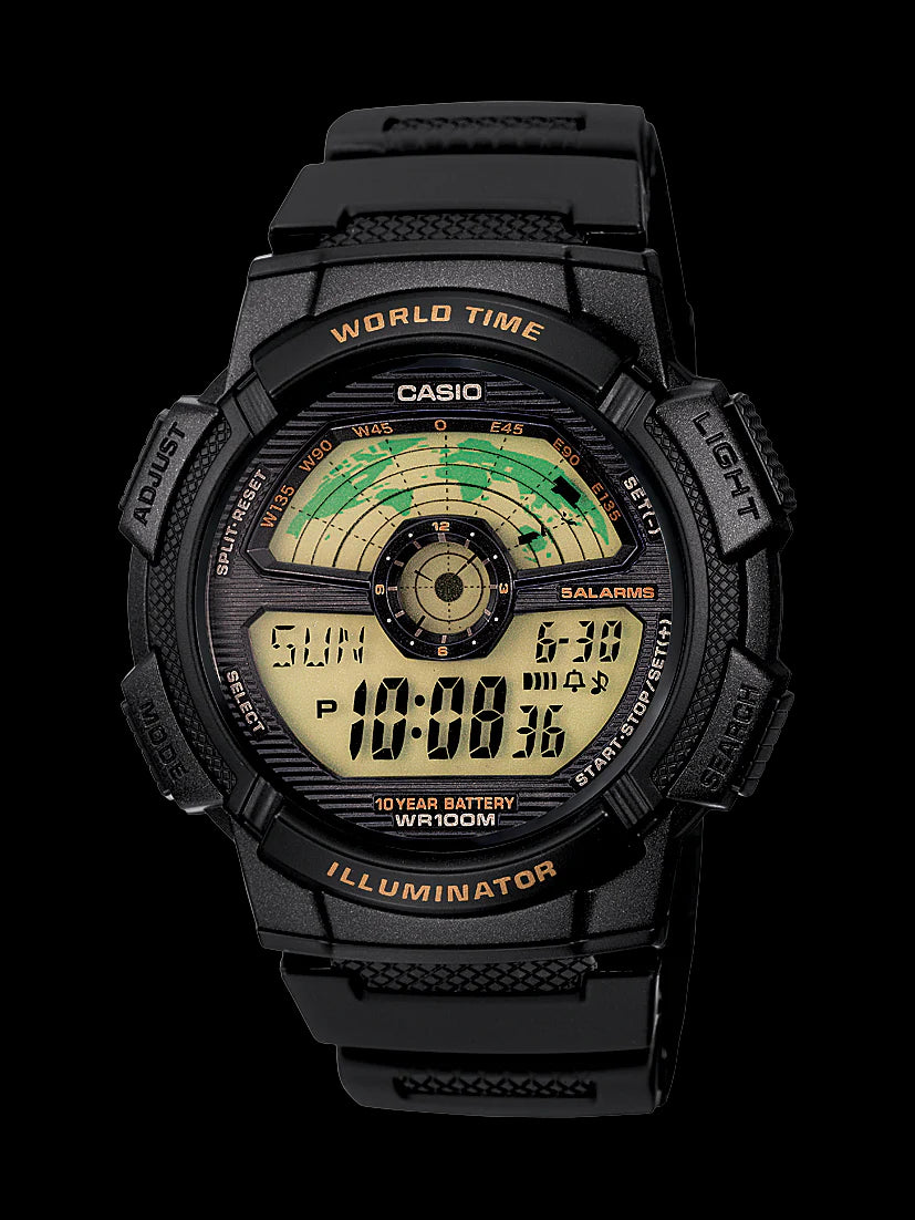 Casio World Time Digital Watch