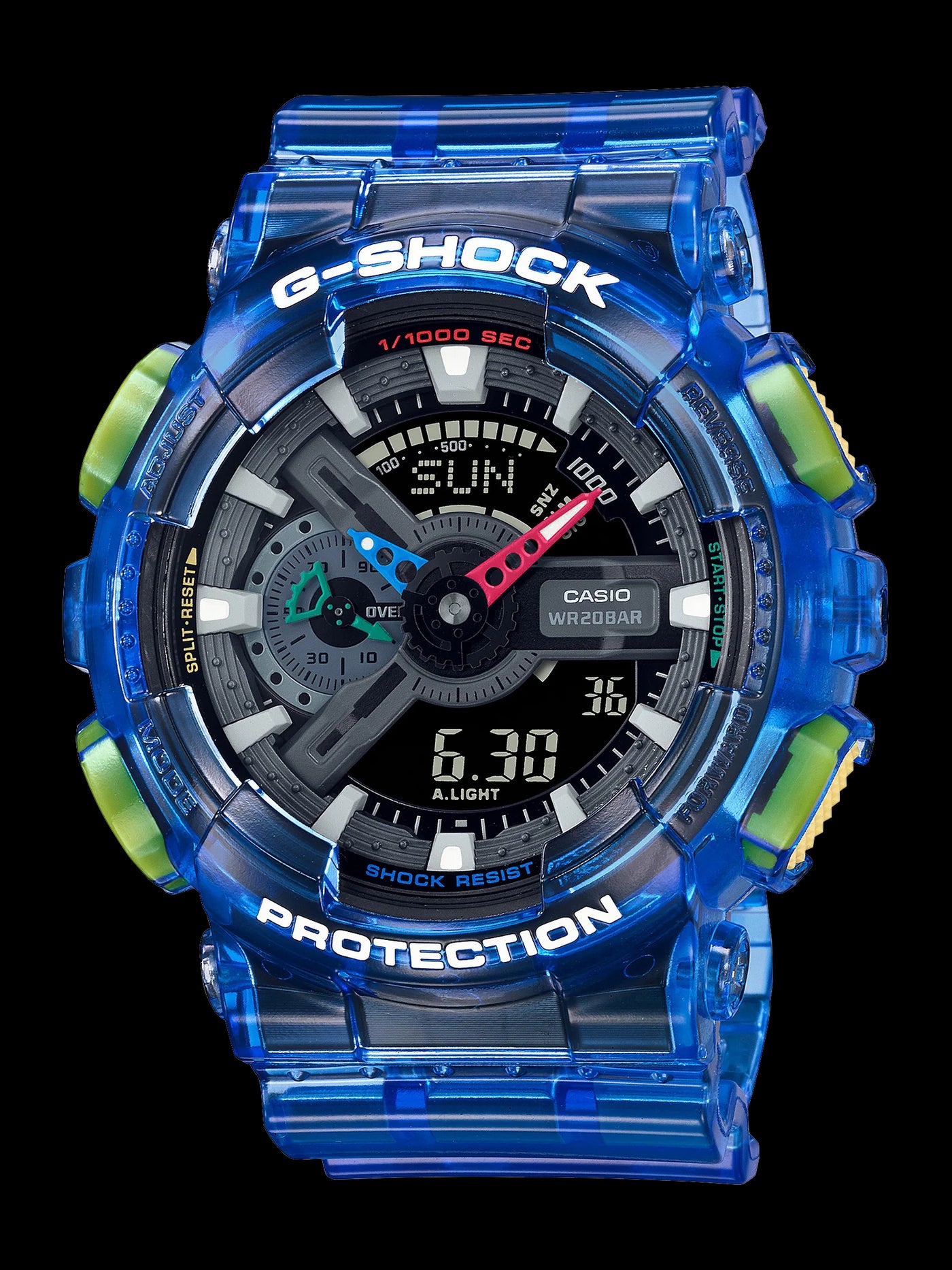 G-Shock Joytopia Transparent Blue Digital Watch
