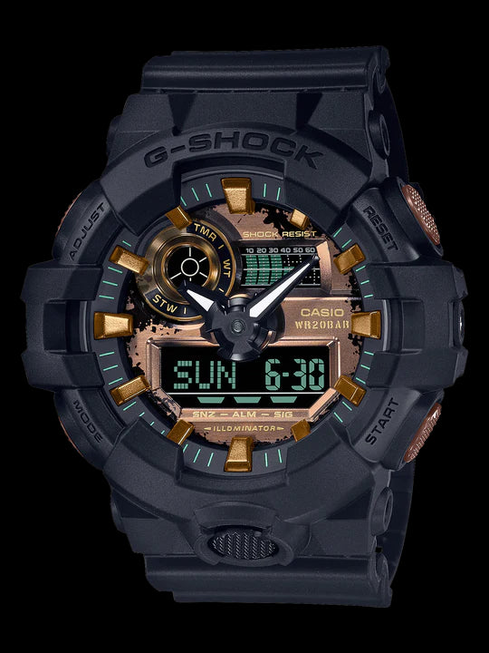 Black & Rust Duo G-Shock Watch