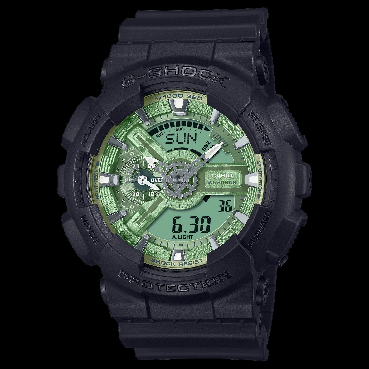 Black & Green Duo Casio G-Shock Watch