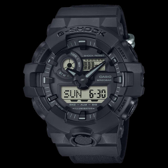 Black on Black Duo Casio G-Shock Watch