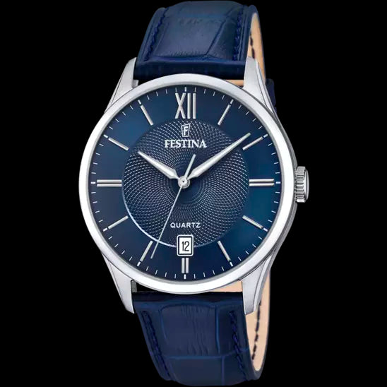 Festina Gents Dress Watch with Blue Dial