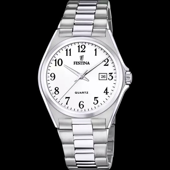 Festina Classic Gents Watch with White Dial