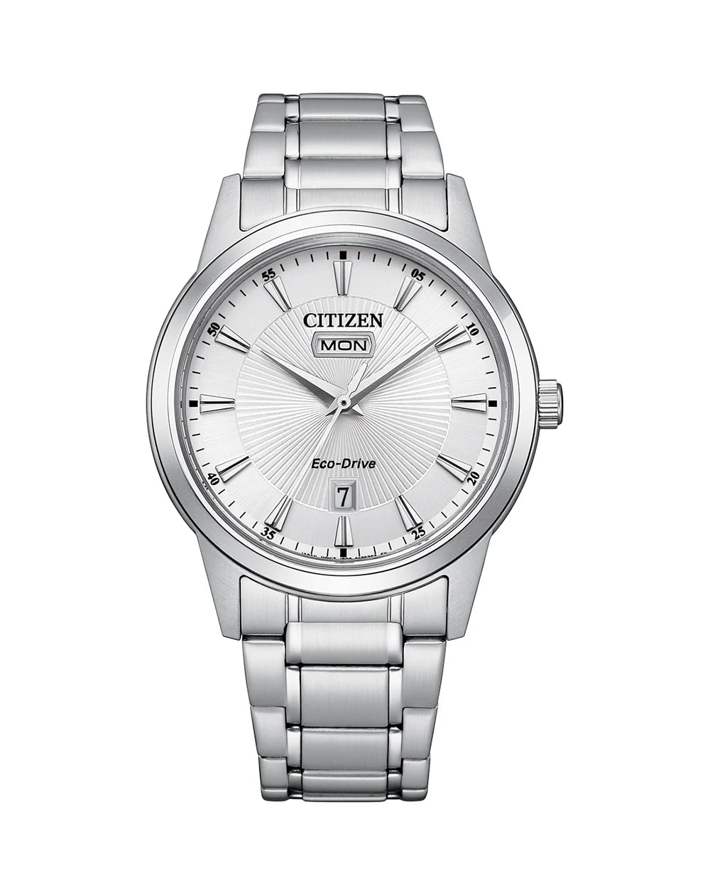 Gents Classic Silver Tone Eco-Drive Watch