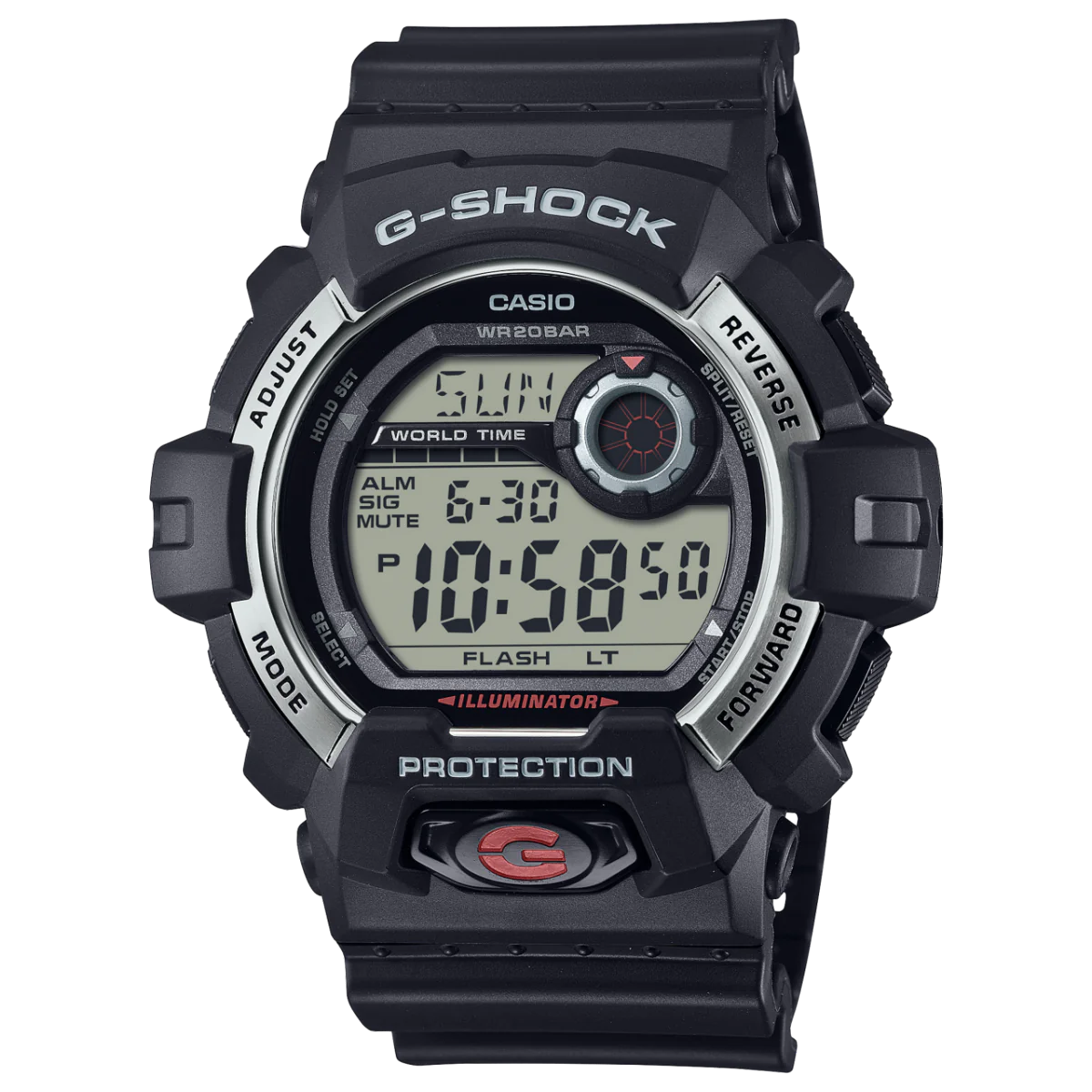Baby-G/G-Shock S Series Casio G-Shock with Big Display and World Time ...