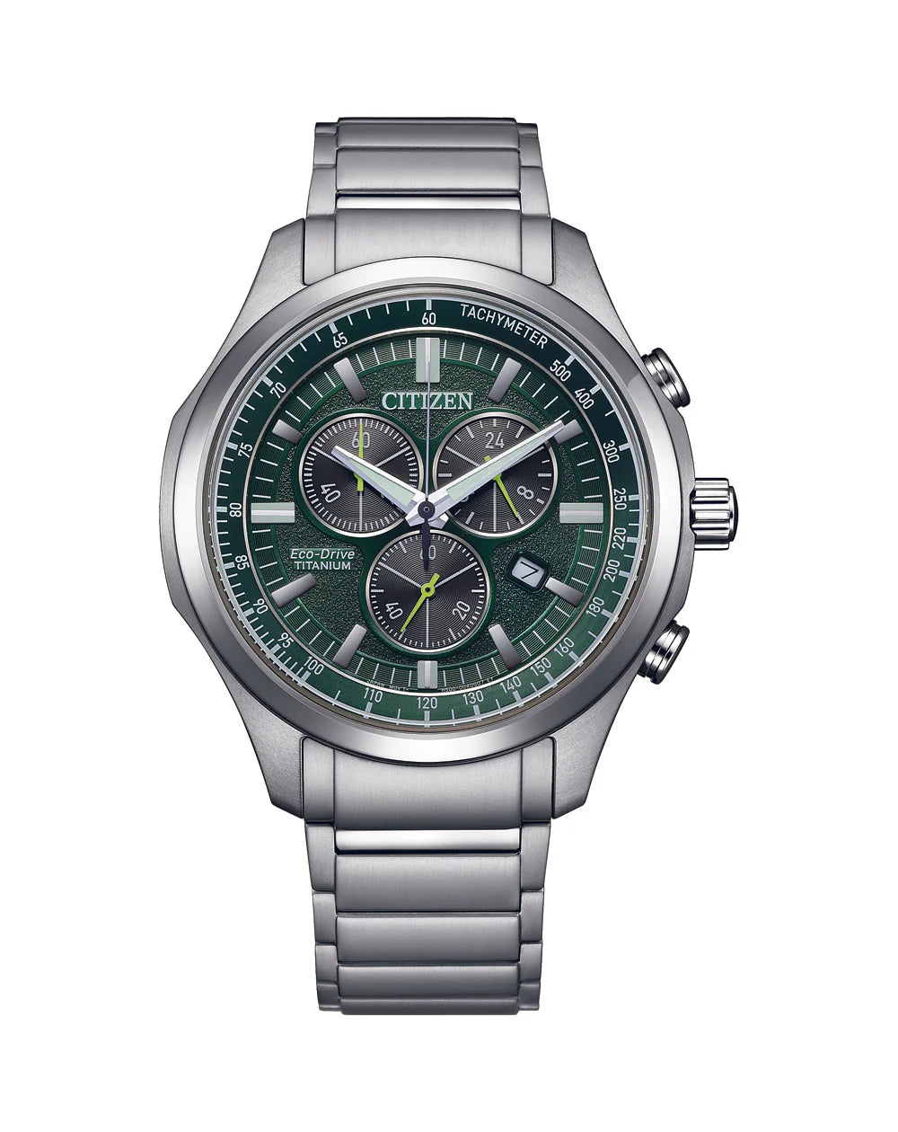 Gents Titanium Citizen Eco-Drive Chronograph Watch