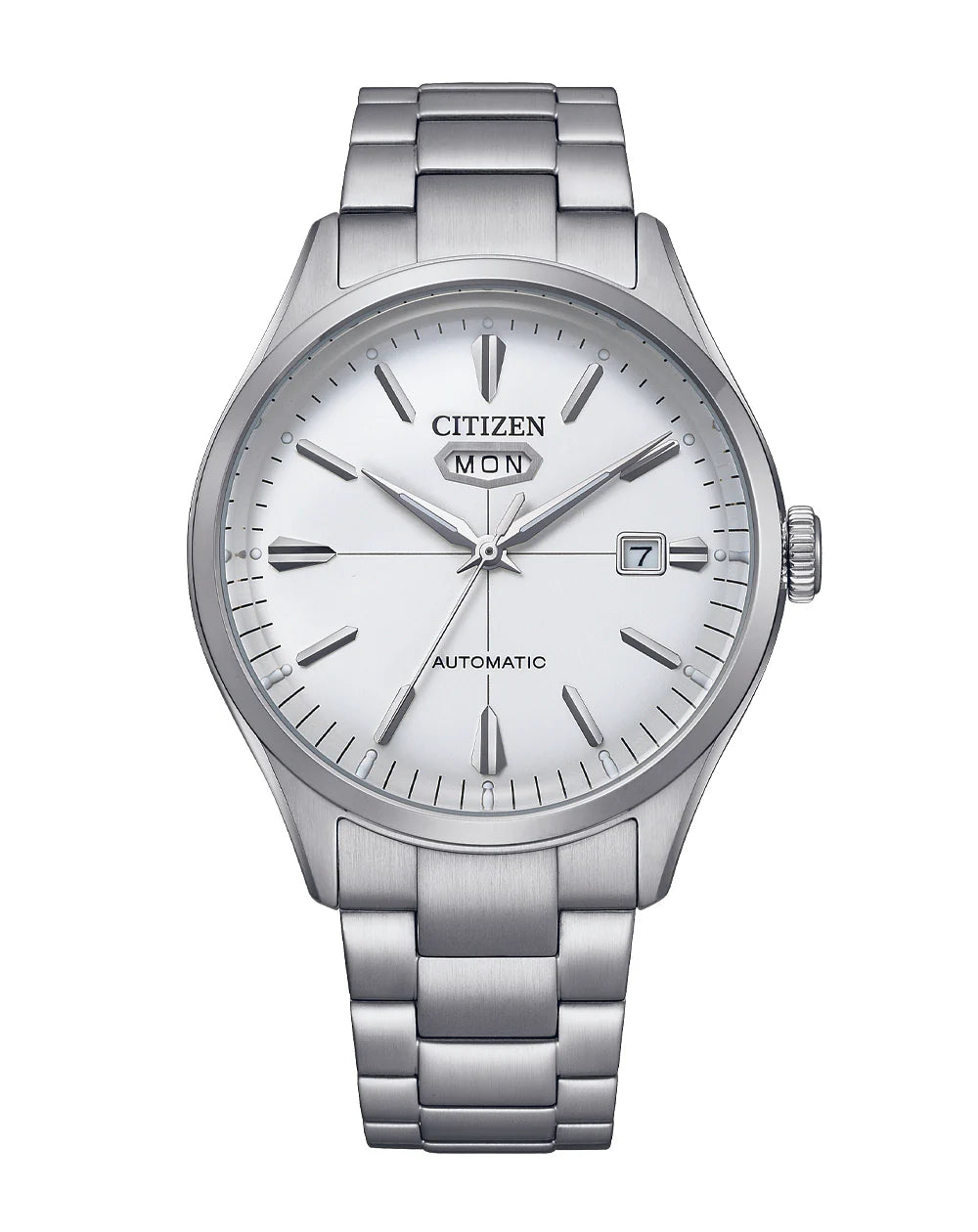 Gents Citizen Automatic Dress Watch with White Dial