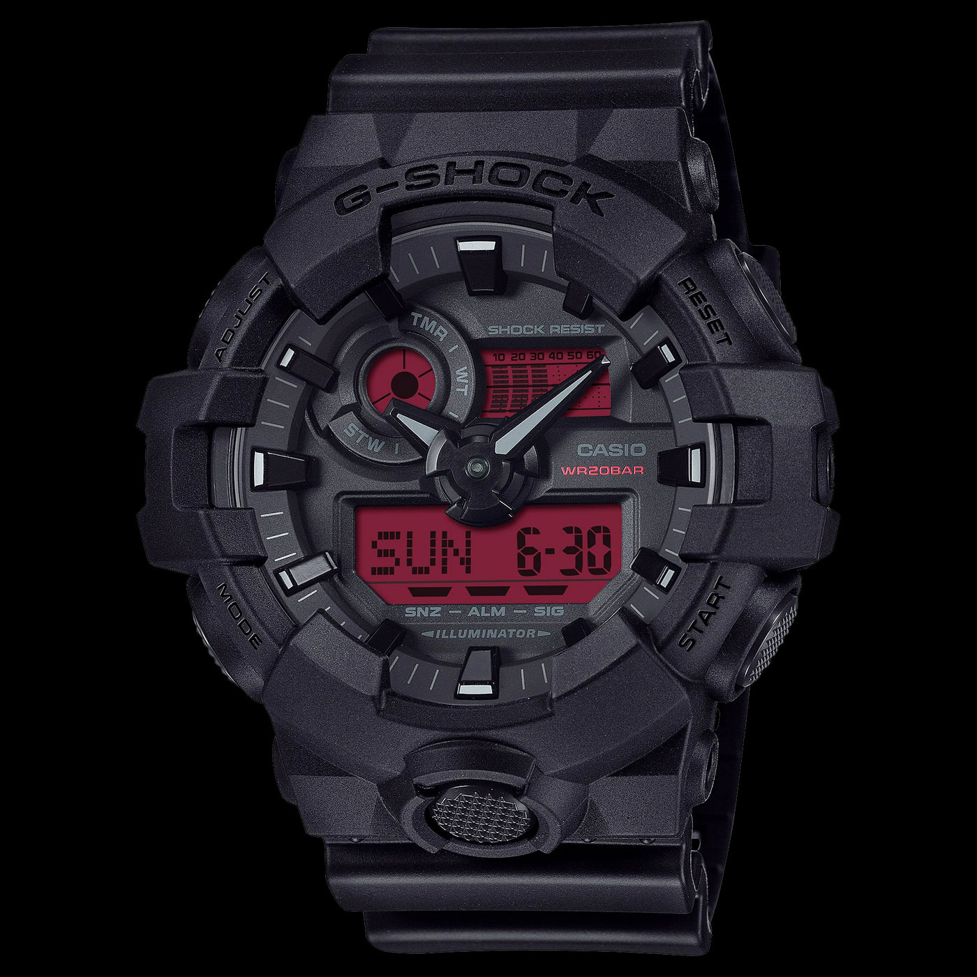 Casio G-Shock Duo Black & Red Watch