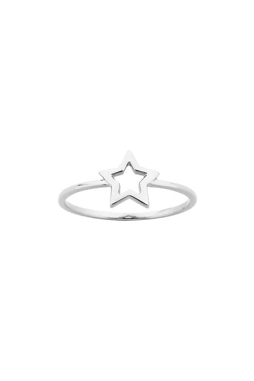 Karen Walker Sterling Silver Mini Star Ring