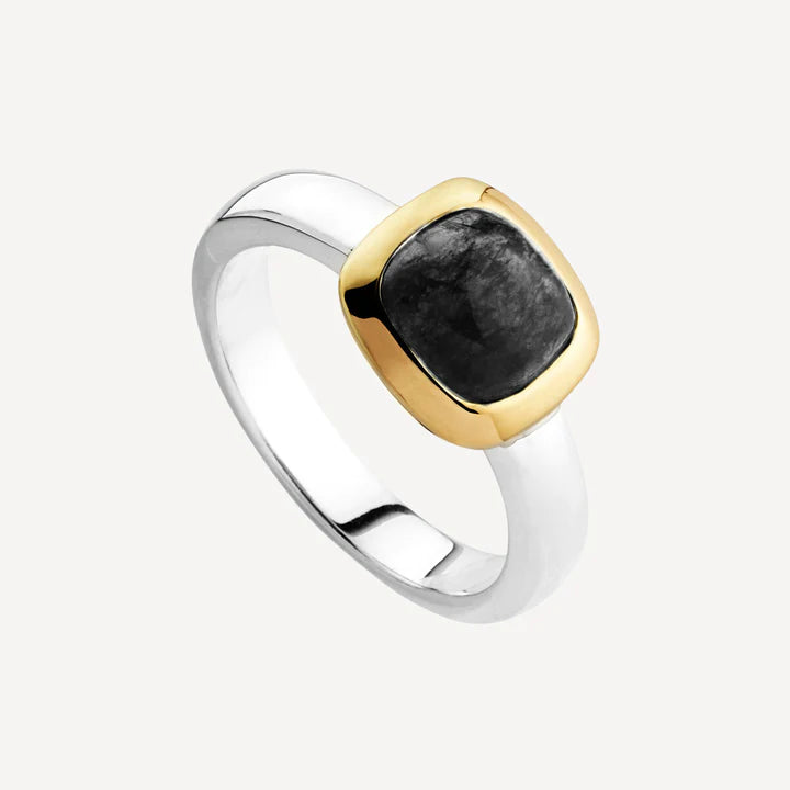 Najo Aura Black Onyx Sterling Silver Ring