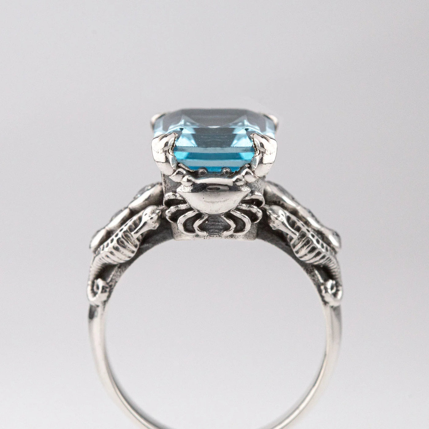 Nick Von K Silver + Blue Topaz Tide Pool Ring