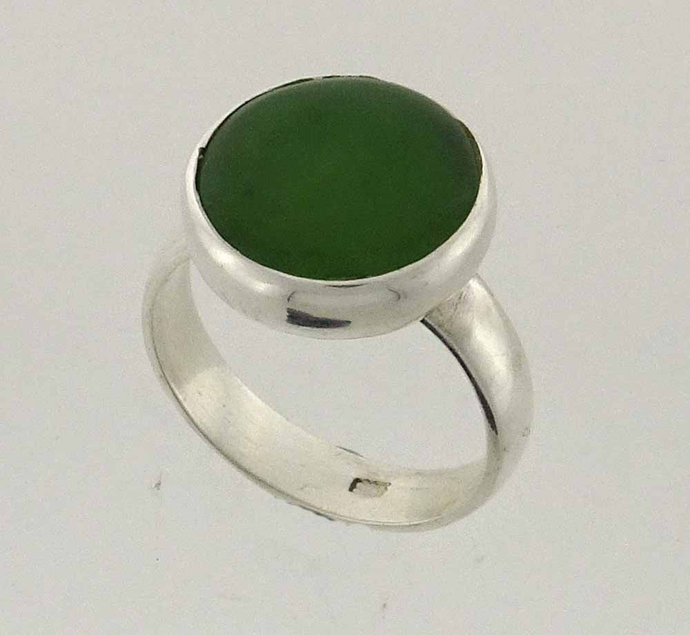 Sterling Silver NZ Pounamu Ring