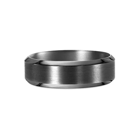 Gents Tantalum Band with Brushed Finish
