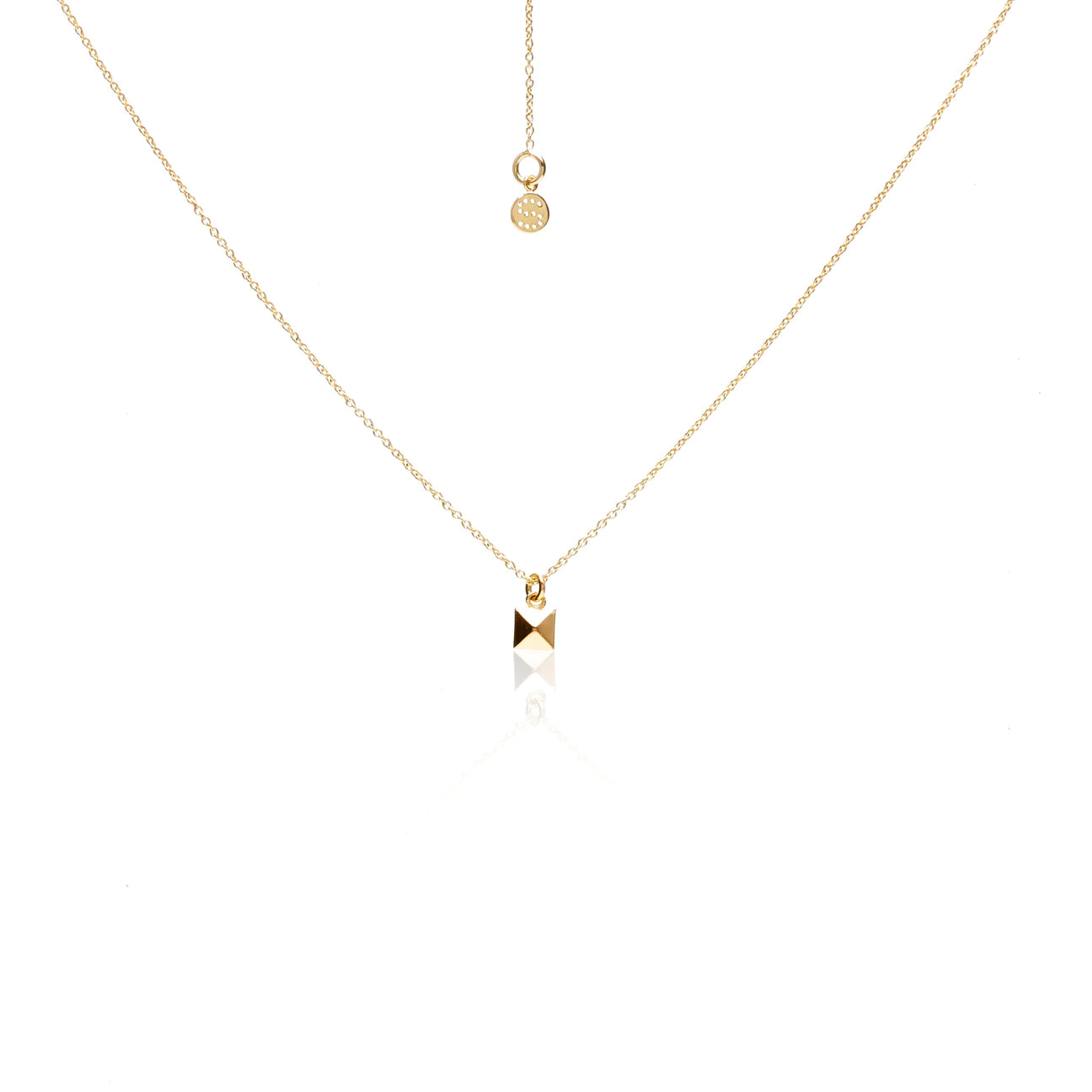 Superfine Mini Olympia Necklace Gold Plate
