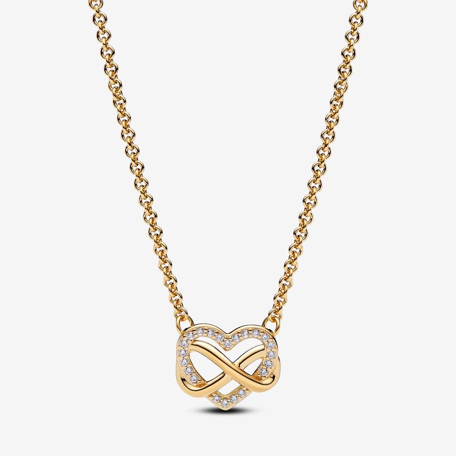 Pandora Sparkling Infinity Heart Collier Necklace