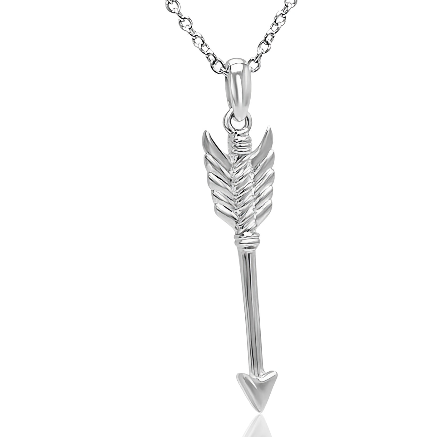 Sterling Silver LOTR Legolas Arrow Necklace