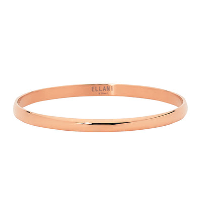 Stainless Steel Rose Gold Plate Bangle