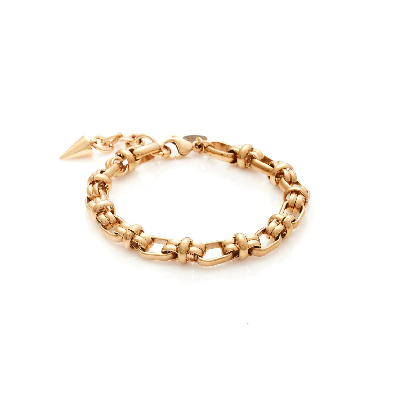 Silk & Steel Gold Capri Bracelet