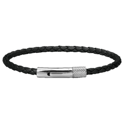 Rochet Leather And Stainless Steel Bracelet