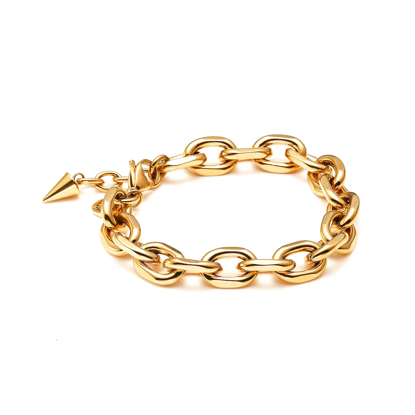 Silk & Steel Forged Curb Chain Bracelet