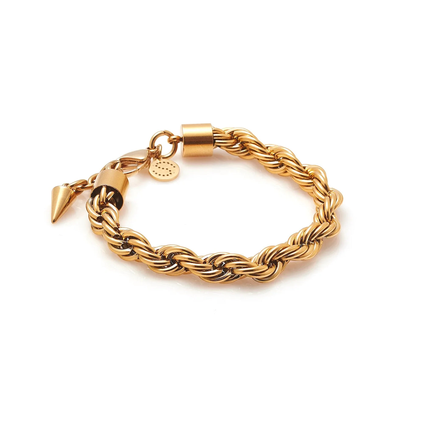 Silk & Steel Eclipse Bracelet Gold Plate