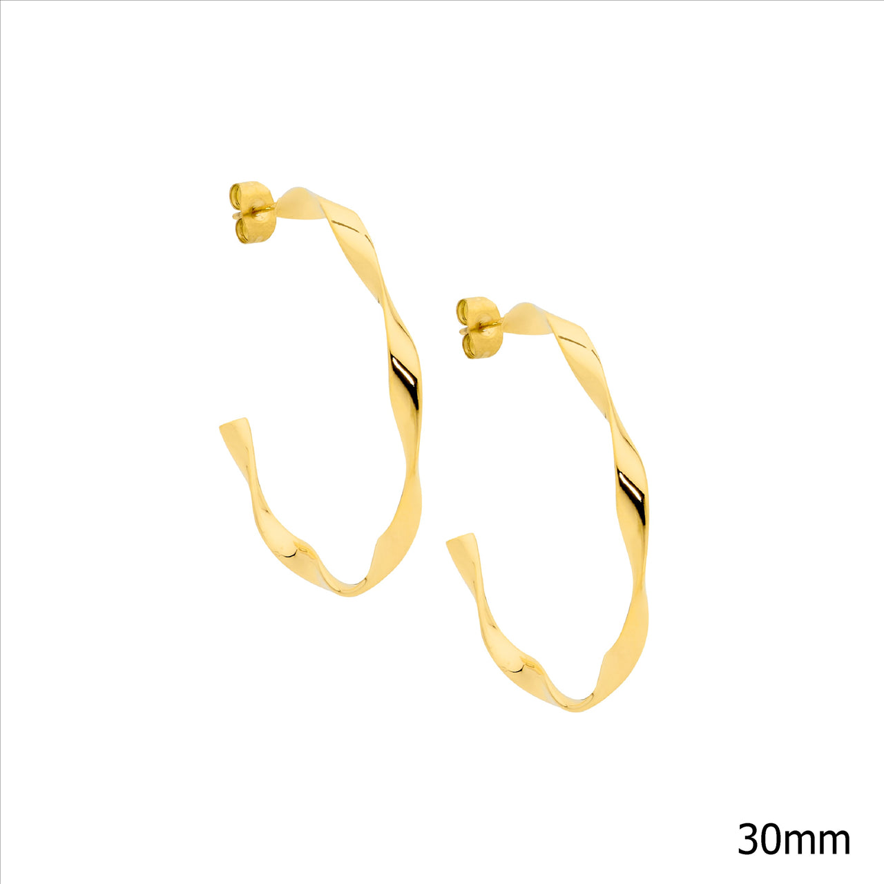Twist Hoop - Gold