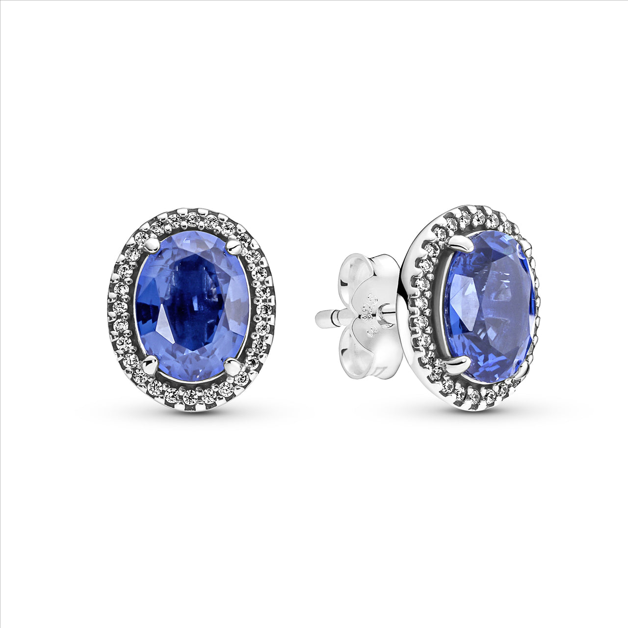 Pandora Silver Sparkling Statement Halo Stud Earrings