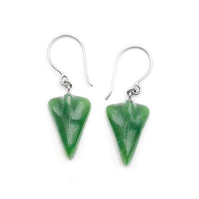 Nick Von K Pounamu Jet Plane Earrings