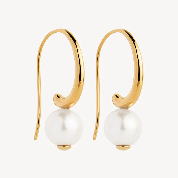Fern Pearl Drop Earrings